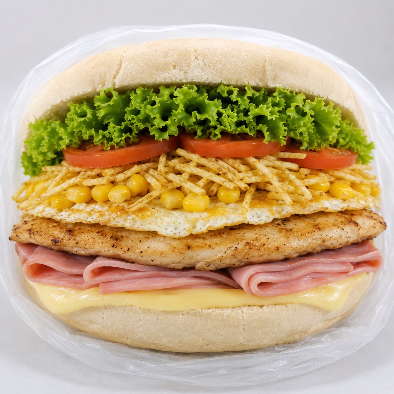 Eggs-Filé de Frango