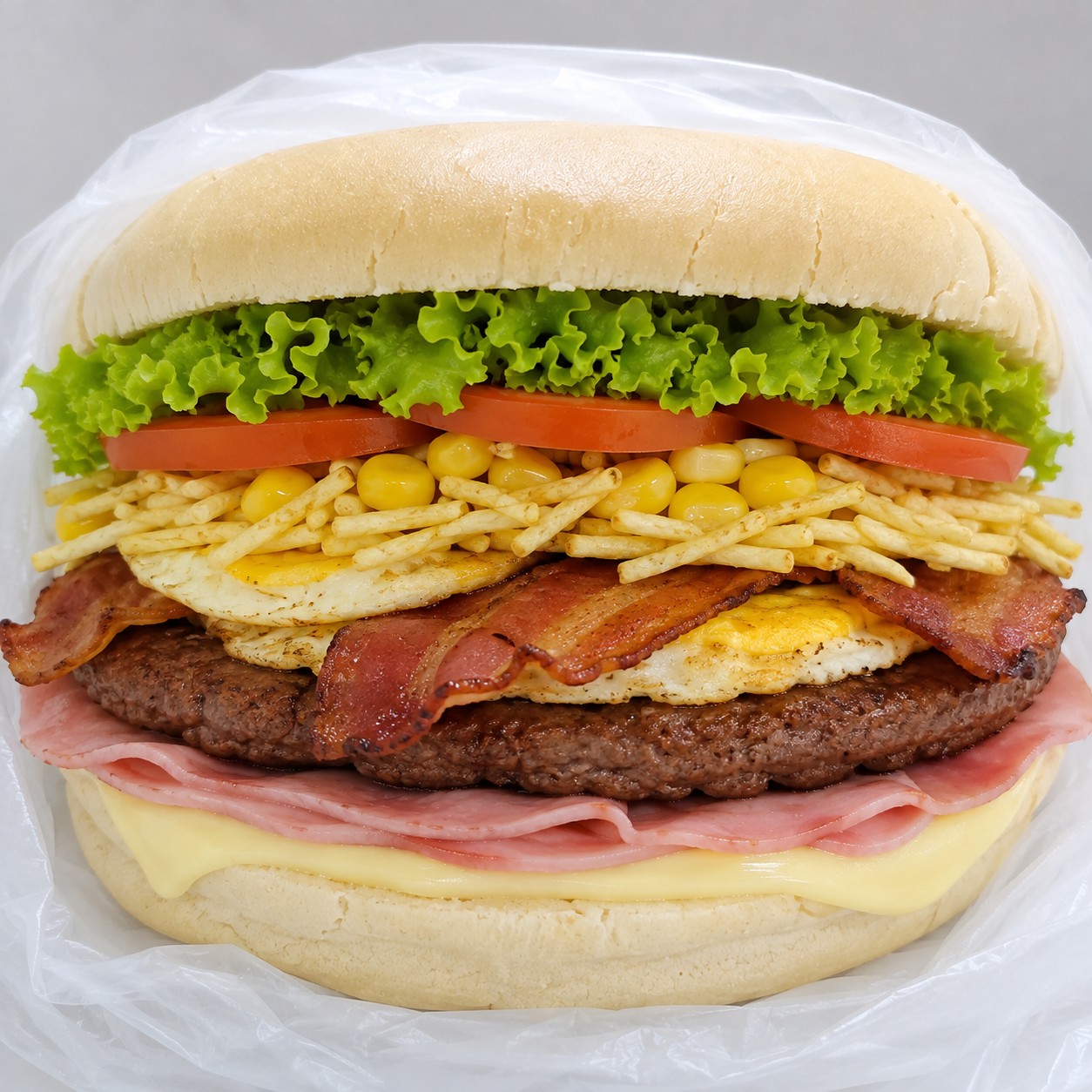 Caseiro com Eggs Bacon